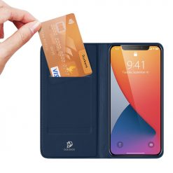 Peňaženkové puzdro Dux Ducis Skin Pro modré – Apple iPhone 12 Mini | Lacné Kryty Lacné Kryty | Peňaženkové puzdro Dux Ducis Skin Pro modré – Apple iPhone 12 Mini | Lacné Kryty