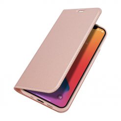 Peňaženkové puzdro Dux Ducis Skin Pro ružové – Apple iPhone 12 Mini | Lacné Kryty Lacné Kryty | Peňaženkové puzdro Dux Ducis Skin Pro ružové – Apple iPhone 12 Mini | Lacné Kryty