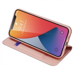 Peňaženkové puzdro Dux Ducis Skin Pro ružové – Apple iPhone 12 Mini | Lacné Kryty Lacné Kryty | Peňaženkové puzdro Dux Ducis Skin Pro ružové – Apple iPhone 12 Mini | Lacné Kryty