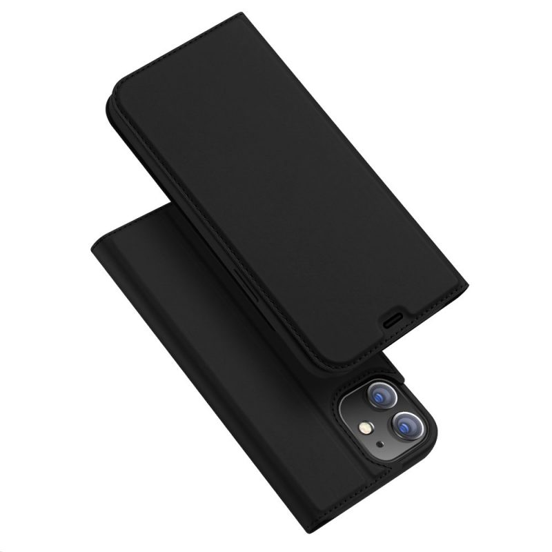 Lacné Kryty | Peňaženkové puzdro Dux Ducis Skin Pro čierne – Apple iPhone 12 / iPhone 12 Pro