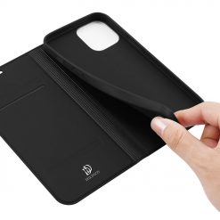 Lacné Kryty | Peňaženkové puzdro Dux Ducis Skin Pro čierne – Apple iPhone 12 / iPhone 12 Pro | Lacné Kryty