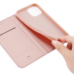 Peňaženkové puzdro Dux Ducis Skin Pro ružové – Apple iPhone 12 / iPhone 12 Pro | Lacné Kryty Lacné Kryty | Peňaženkové puzdro Dux Ducis Skin Pro ružové – Apple iPhone 12 / iPhone 12 Pro | Lacné Kryty
