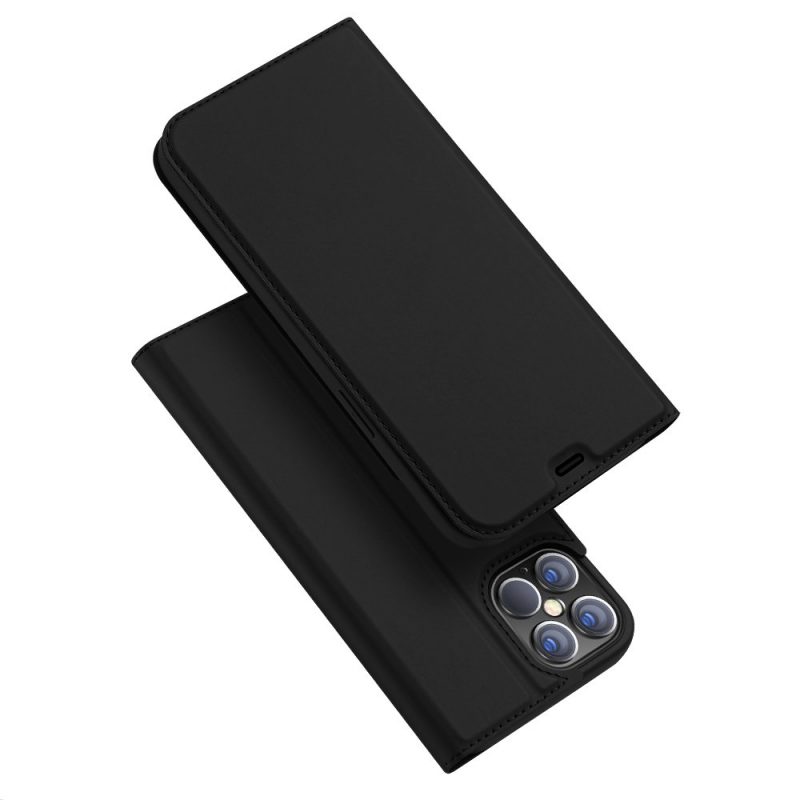 E-shop Peňaženkové puzdro Dux Ducis Skin Pro čierne – Apple iPhone 12 Pro Max