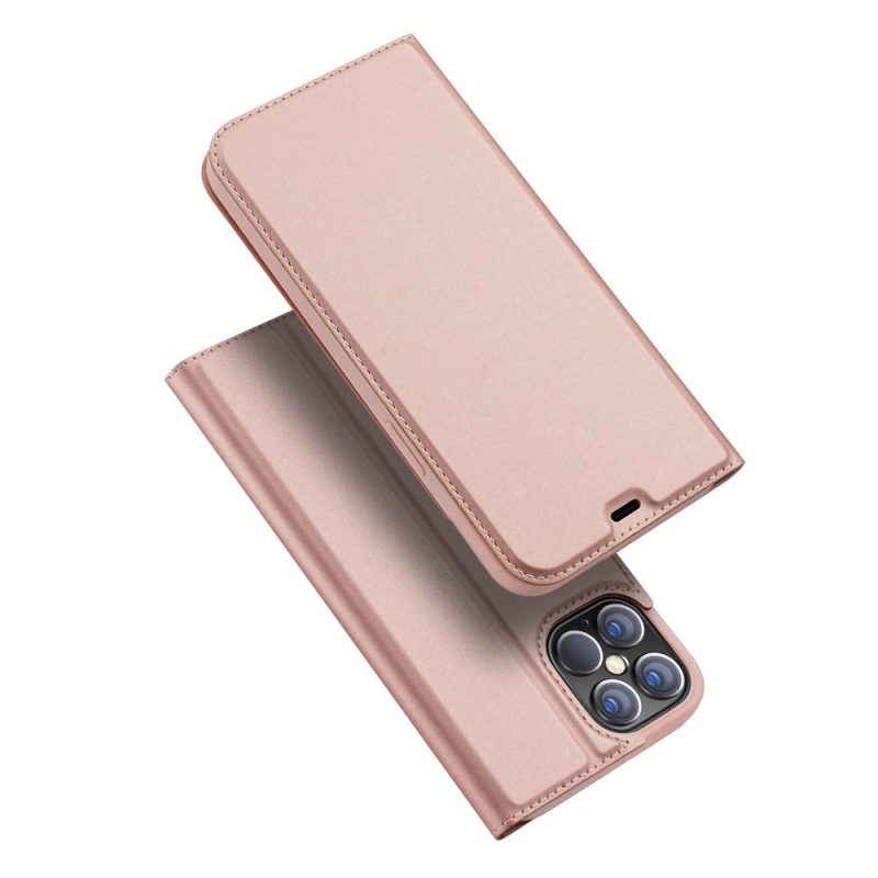 Lacné Kryty | Peňaženkové puzdro Dux Ducis Skin Pro ružové – Apple iPhone 12 Pro Max