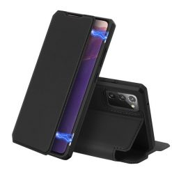 Lacné Kryty | Peňaženkové puzdro Dux Ducis Skin X čierne – Samsung Galaxy Note 20 | Lacné Kryty