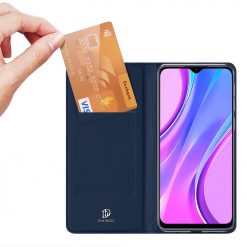 Peňaženkové puzdro Dux Ducis Skin Pro modré – Xiaomi Redmi 9 | Lacné Kryty Lacné Kryty | Peňaženkové puzdro Dux Ducis Skin Pro modré – Xiaomi Redmi 9 | Lacné Kryty