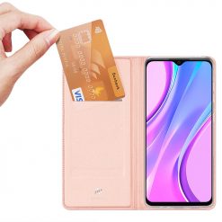 Peňaženkové puzdro Dux Ducis Skin Pro ružové – Xiaomi Redmi 9 | Lacné Kryty Lacné Kryty | Peňaženkové puzdro Dux Ducis Skin Pro ružové – Xiaomi Redmi 9 | Lacné Kryty