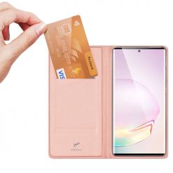 Lacné Kryty | Peňaženkové puzdro Dux Ducis Skin Pro ružové – Samsung Galaxy Note 20 | Lacné Kryty