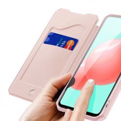 Peňaženkové puzdro Dux Ducis Skin X ružové – Samsung Galaxy A41 | Lacné Kryty Lacné Kryty | Peňaženkové puzdro Dux Ducis Skin X ružové – Samsung Galaxy A41 | Lacné Kryty