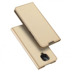 Peňaženkové puzdro Dux Ducis Skin Pro zlaté – Xiaomi Redmi Note 9S / Note 9 Pro
