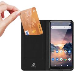 Lacné Kryty | Peňaženkové puzdro Dux Ducis Skin Pro čierne – Nokia 1.3 | Lacné Kryty
