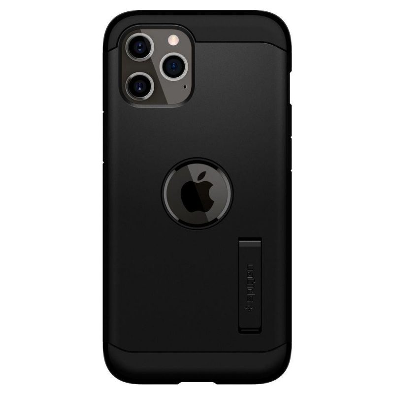 Lacné Kryty | Zadný kryt Spigen Tough Armor čierny – Apple iPhone 12 / iPhone 12 Pro