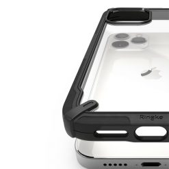 Lacné Kryty | Odolný kryt Ringke Fusion X transparentno-čierny – Apple iPhone 12 / iPhone 12 Pro | Lacné Kryty