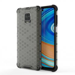 Odolný kryt Honeycomb Armor čierny – Xiaomi Redmi Note 9S / Redmi Note 9 Pro