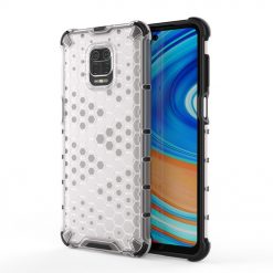 Odolný kryt Honeycomb Armor transparentný – Xiaomi Redmi Note 9S / Redmi Note 9 Pro