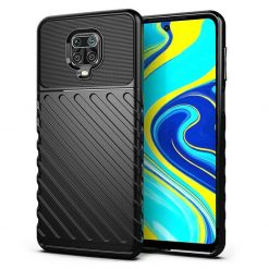 Odolný kryt Thunder Armor čierny – Xiaomi Redmi Note 9S / Redmi Note 9 Pro