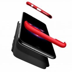 Lacné Kryty | Ochranný kryt 360 Protection čierno-červený – Xiaomi Redmi Note 9S / Redmi Note 9 Pro | Lacné Kryty