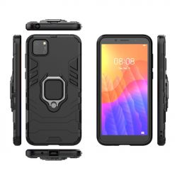 Lacné Kryty | Odolný kryt Ring Armor čierny – Huawei Y5p | Lacné Kryty