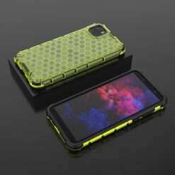 Lacné Kryty | Odolný kryt Honeycomb Armor zelený – Huawei Y5p | Lacné Kryty