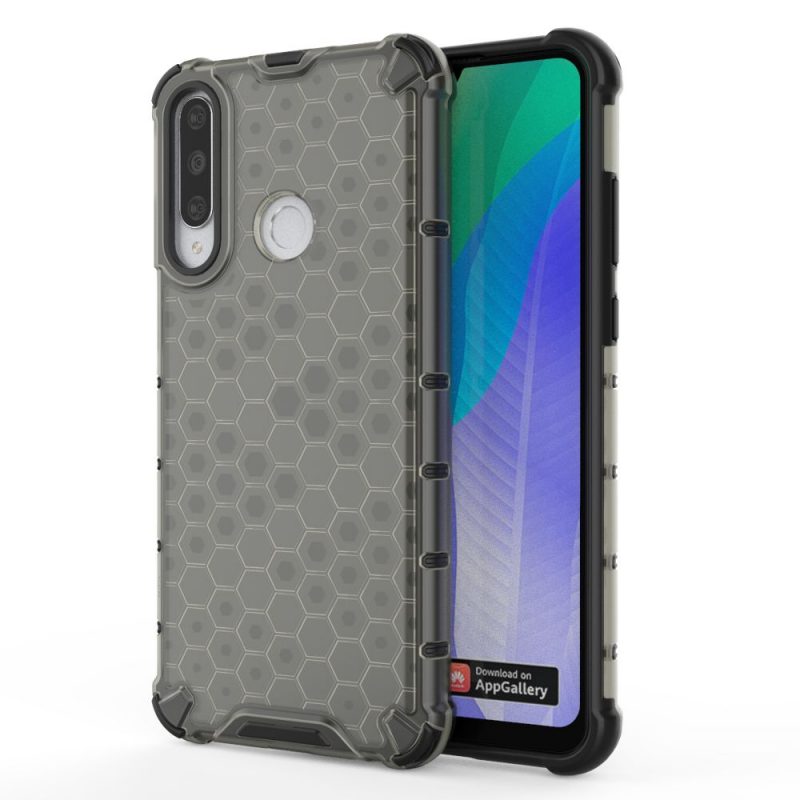 Lacné Kryty | Odolný kryt Honeycomb Armor čierny – Huawei Y6p