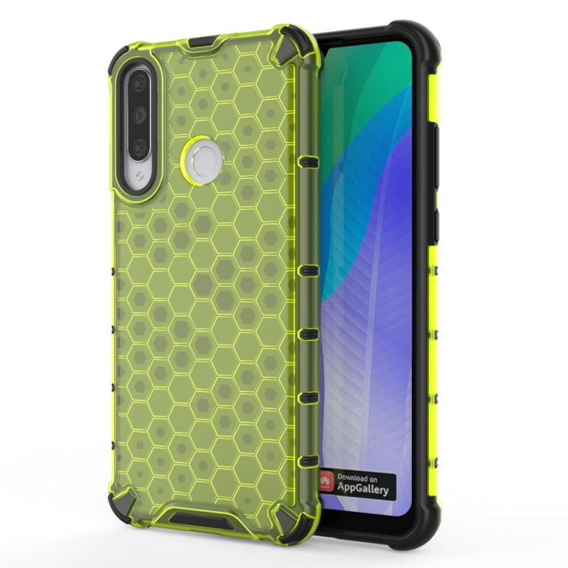 Lacné Kryty | Odolný kryt Honeycomb Armor zelený – Huawei Y6p