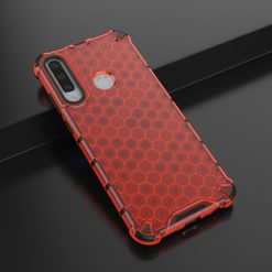 Lacné Kryty | Odolný kryt Honeycomb Armor červený – Huawei Y6p | Lacné Kryty