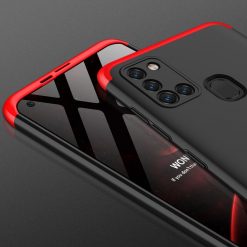 Obojstranné puzdro 360 Full body protection čierno-červené – Samsung Galaxy A21s | Lacné Kryty Lacné Kryty | Obojstranné puzdro 360 Full body protection čierno-červené – Samsung Galaxy A21s | Lacné Kryty