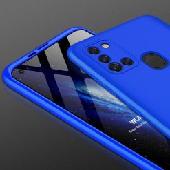 Lacné Kryty | Obojstranné puzdro 360 Full body protection modré – Samsung Galaxy A21s | Lacné Kryty