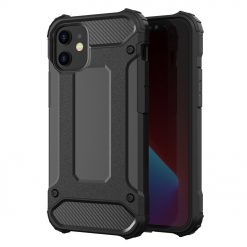 Odolný kryt Hybrid Armor čierny – Apple iPhone 12 Pro Max