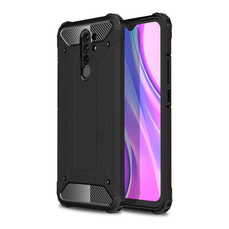 Lacné Kryty | Odolný kryt Hybrid Armor čierny – Xiaomi Redmi 9