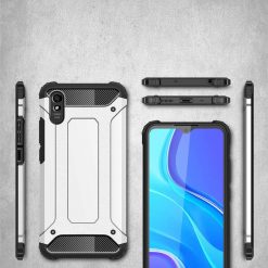 Lacné Kryty | Odolný kryt Hybrid Armor strieborný – Xiaomi Redmi 9A / 9AT | Lacné Kryty