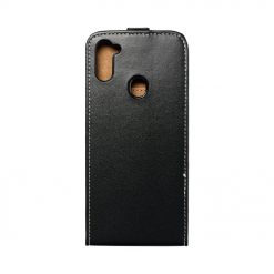 Lacné Kryty | Vyklápacie flipové puzdro Flip Flexi Čierne – Samsung Galaxy M11 | Lacné Kryty