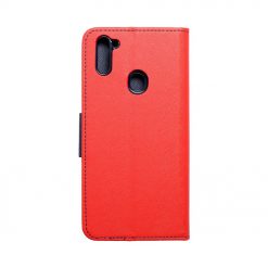 Lacné Kryty | Peňaženkové puzdro Fancy Book červené – Samsung Galaxy M11 | Lacné Kryty