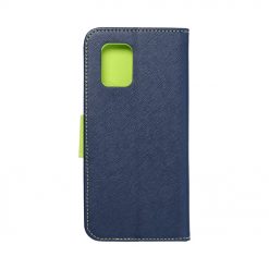 Lacné Kryty | Peňaženkové puzdro Fancy Book modro-limetkové – Xiaomi Mi 10 Lite | Lacné Kryty