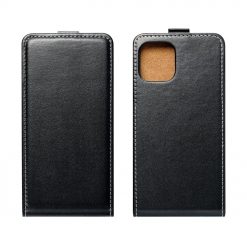 Lacné Kryty | Vyklápacie flipové puzdro Flip Flexi čierne – iPhone 12 Mini | Lacné Kryty