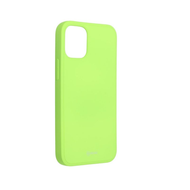 Lacné Kryty | Silikónový kryt Roar Colorful Jelly limetkový – Apple iPhone 12 Mini