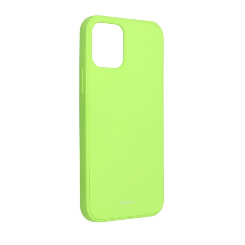 Lacné Kryty | Silikónový kryt Roar Colorful Jelly limetkový – Apple iPhone 12 / iPhone 12 Pro