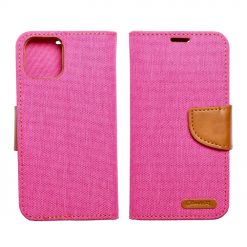 Peňaženkové puzdro Canvas Book ružové – Apple iPhone 12 / iPhone 12 Pro | Lacné Kryty Lacné Kryty | Peňaženkové puzdro Canvas Book ružové – Apple iPhone 12 / iPhone 12 Pro | Lacné Kryty