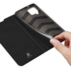 Lacné Kryty | Peňaženkové puzdro Dux Ducis Skin Pro čierne – Samsung Galaxy A42 5G | Lacné Kryty