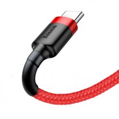 Lacné Kryty | Dátový Kábel Baseus Cafule Cable Usb / Usb-C Qc3.0 3A 1M Červený | Lacné Kryty