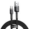 Lacné Kryty | Dátový kábel Baseus Cafule Cable USB / USB-C QC3.0 3A 1m čierno-červený | Lacné Kryty