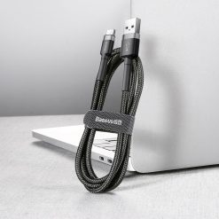 Lacné Kryty | Dátový kábel Baseus Cafule Cable USB / USB-C QC3.0 3A 1m čierny | Lacné Kryty