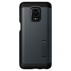Lacné Kryty | Zadný kryt Spigen Tough Armor Metal Slate – Xiaomi Redmi Note 9S / Note 9 Pro | Lacné Kryty