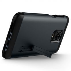 Lacné Kryty | Zadný kryt Spigen Tough Armor Metal Slate – Xiaomi Redmi Note 9S / Note 9 Pro | Lacné Kryty