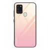 Lacné Kryty | Sklenený kryt Gradient glass fialovo-zelený – Samsung Galaxy A21s | Lacné Kryty