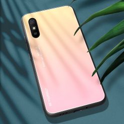 Lacné Kryty | Sklenený kryt Gradient glass ružovo-žltý – Xiaomi Redmi 9A / Redmi 9AT | Lacné Kryty
