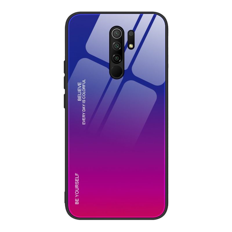 Lacné Kryty | Sklenený kryt Gradient glass modro-fialový – Xiaomi Redmi 9