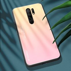 Lacné Kryty | Sklenený kryt Gradient glass ružovo-žltý – Xiaomi Redmi 9 | Lacné Kryty
