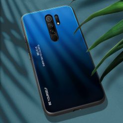 Lacné Kryty | Sklenený kryt Gradient glass modro-čierny – Xiaomi Redmi 9 | Lacné Kryty