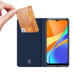 Lacné Kryty | Peňaženkové puzdro Dux Ducis Skin Pro modré – Xiaomi Redmi 9C | Lacné Kryty